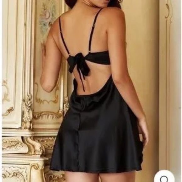 NWOT Bydee Orphic Slip Dress M in Noche - Picture 2 of 3